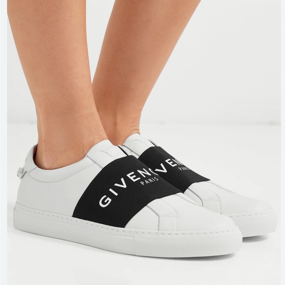 Givenchy Women's Urban Street logo leather slip-on sneakers 38